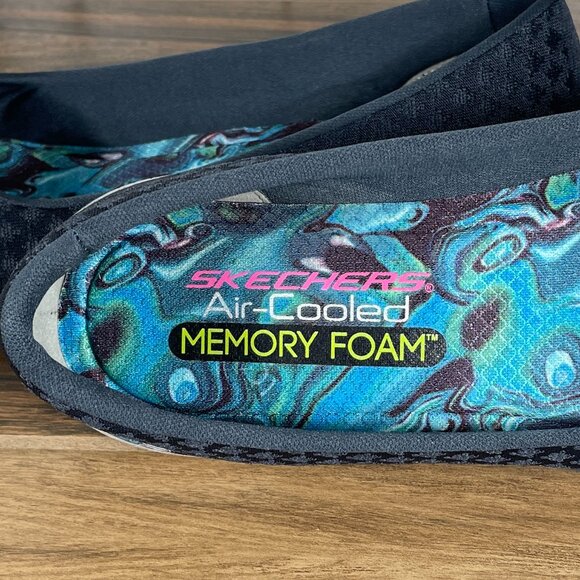 Skechers Microburst One Up Womens Size 8.5 Shoes Charcoal Comfort Slip On - Picture 10 of 12